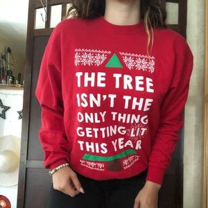 Red Christmas sweater